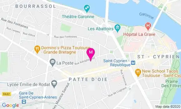 Localisation Dr Sandrine Picat