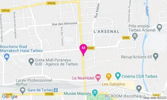 Localisation Dr Bernard Zabotto