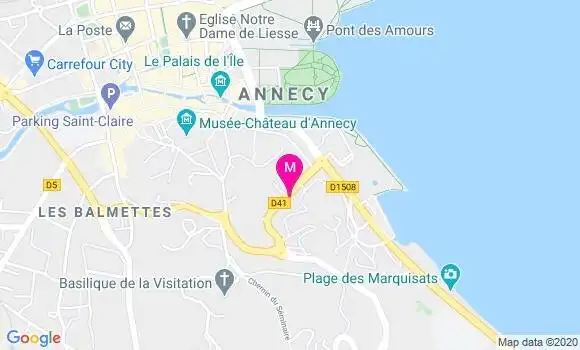 Localisation Dr Françoise Cusin Panit