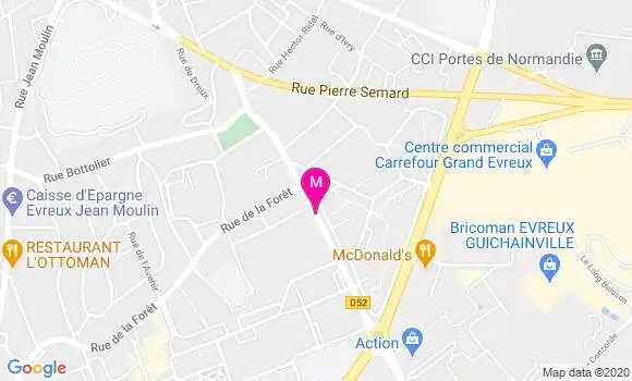 Localisation Dr Nadine Bourgoin