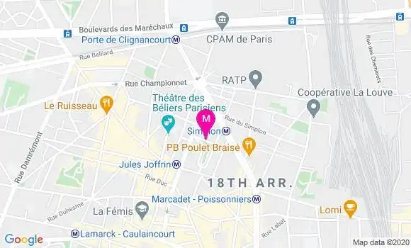 Localisation Dr Aurore Seguin Sabouraud