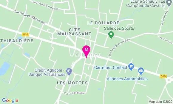 Localisation Dr Sylvie Lepont