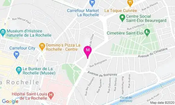 Localisation Dr Delphine Berthault