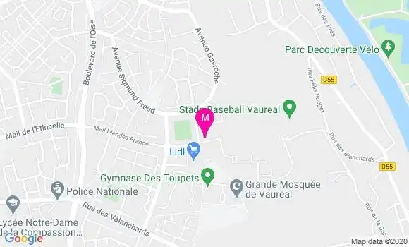 Localisation Dr Christine Besnard Lallement
