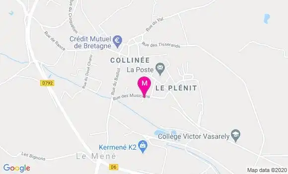 Localisation Dr Claudine Lecorgne