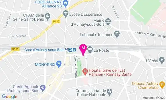 Localisation Dr Bernard Chemouny