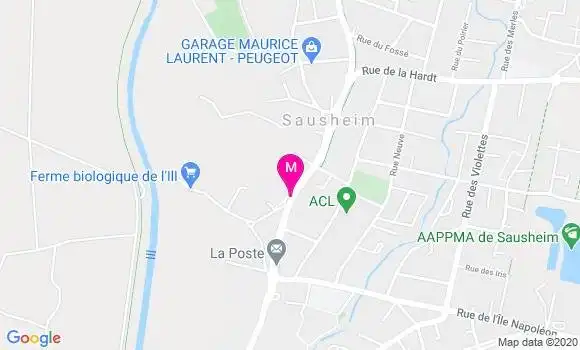 Localisation Dr Isabelle Aubert