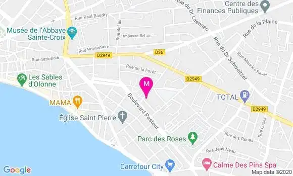 Localisation Dr Patricia Duteil