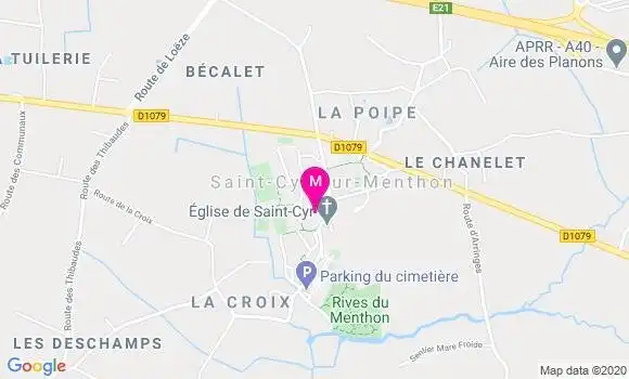 Localisation Dr Nicolas Rullière