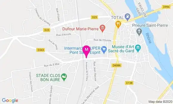 Localisation Dr Bernard Gabbai