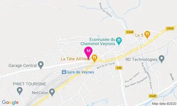 Localisation Dr Philippe Tora