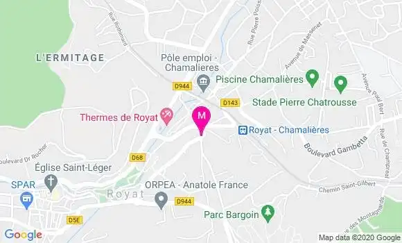 Localisation Dr Catherine Polomack Vinckel