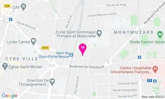 Localisation Dr Jean Christophe Alixant