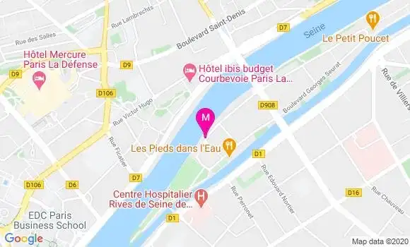 Localisation Dr Béatrice Lacroix