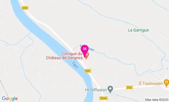 Localisation Dr Eric Carrie