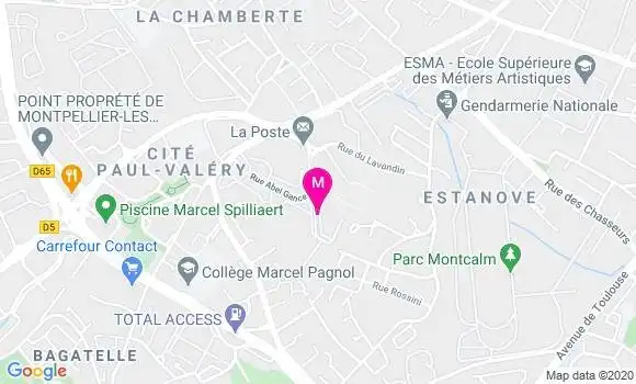 Localisation Dr Françoise Chastaing Forges