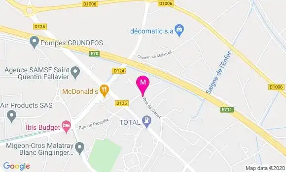 Localisation Dr Carole Echard Murillon