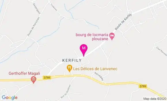 Localisation Dr Françoise Le Bail