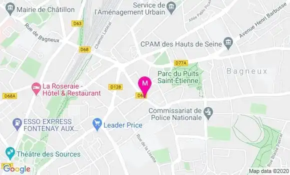Localisation Dr Claudine Palau Brisard