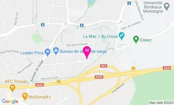 Localisation Dr Franck Villars