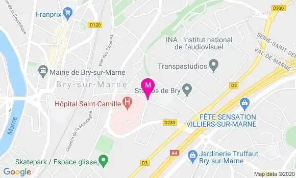 Localisation Dr Chantal Goussard