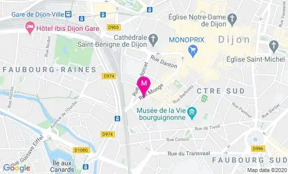Localisation Dr Isabelle de Monleon