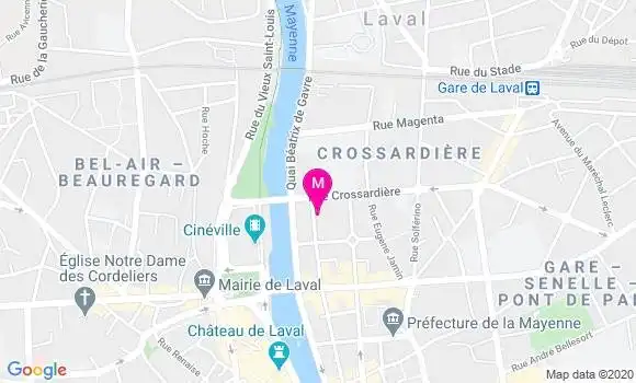 Localisation Dr Denis Wahl