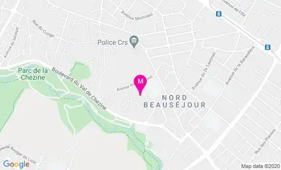 Localisation Dr Benoît Burin