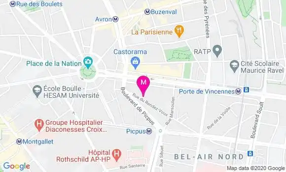 Localisation Dr Martine Dardanne
