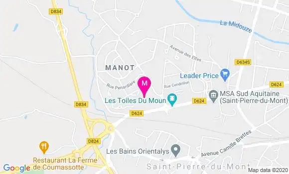 Localisation Dr Nathalie Bats