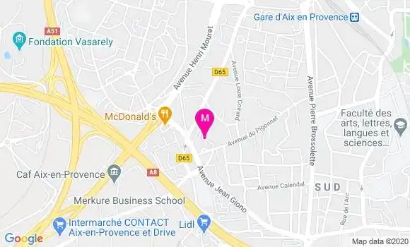 Localisation Dr Victor Hubert