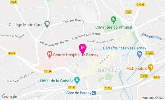 Localisation Dr Isabelle Ganne Janatni