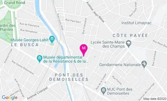 Localisation Dr Bernadette Bonnet