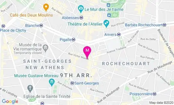 Localisation Dr Evelyne Pierron
