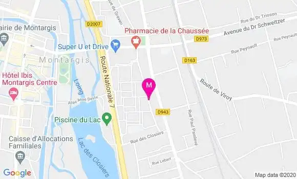 Localisation Dr Isabelle Malgras