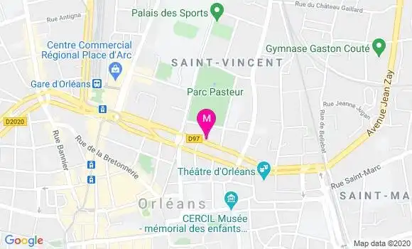 Localisation Dr Marie Laure Martin Poulet