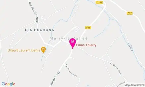 Localisation Dr Thierry Pinas