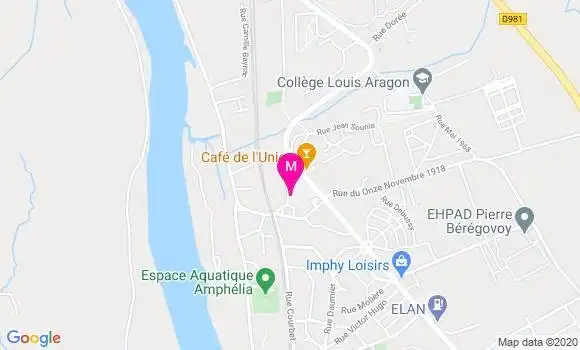Localisation Dr Georges Eymery