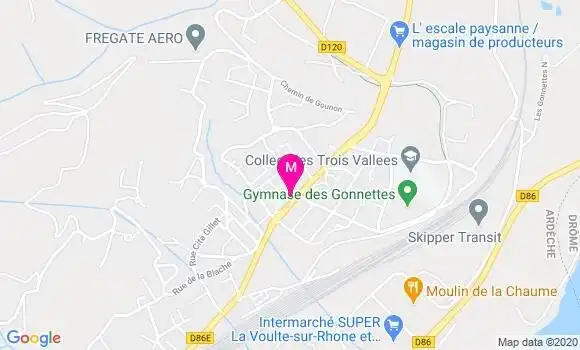 Localisation Dr Brigitte Ghio