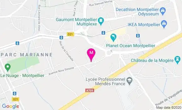 Localisation Dr Nadine Alves Machado