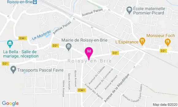 Localisation Dr Thérèse Fabregat Sevil