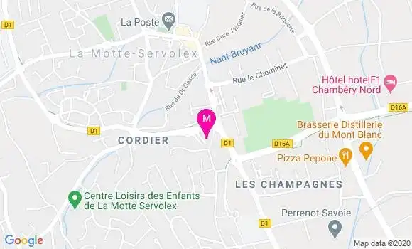Localisation Dr Emmanuel Cussac