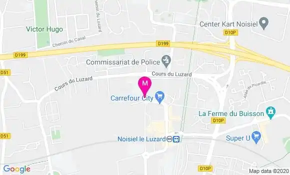 Localisation Dr Jean Patrick Loreau