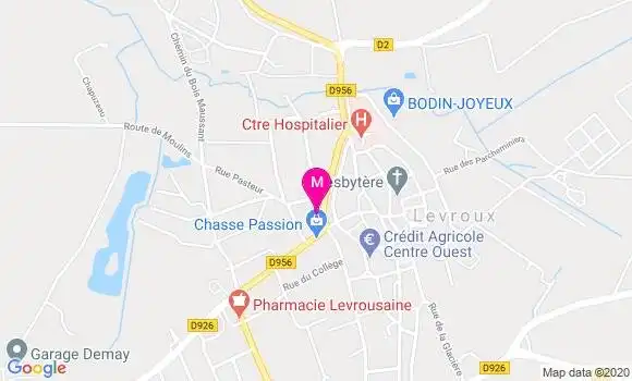 Localisation Dr Michel Longeaud