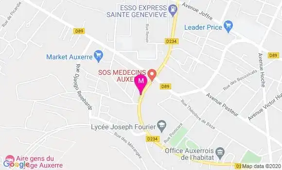 Localisation Dr Philippe Mifsud