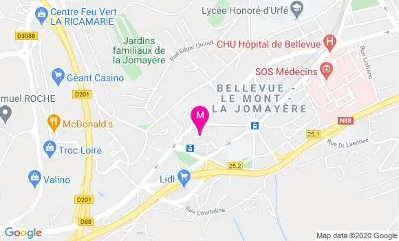 Localisation Dr Solange Reymond