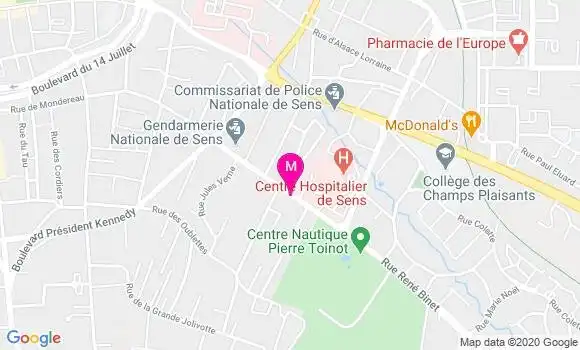 Localisation Dr Daniel Paris