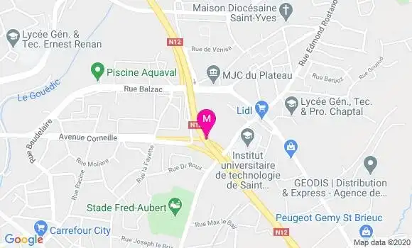 Localisation Dr Florence Forest Tabone