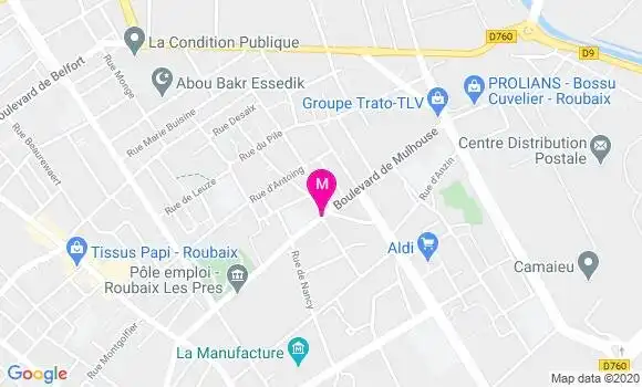 Localisation Dr Nicolas Courouble