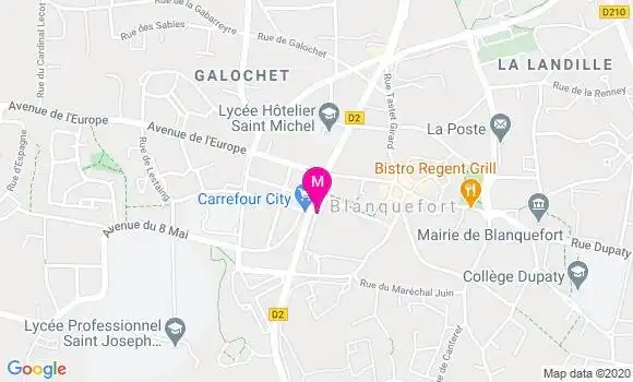 Localisation Dr Nathalie Magendie Cousinet